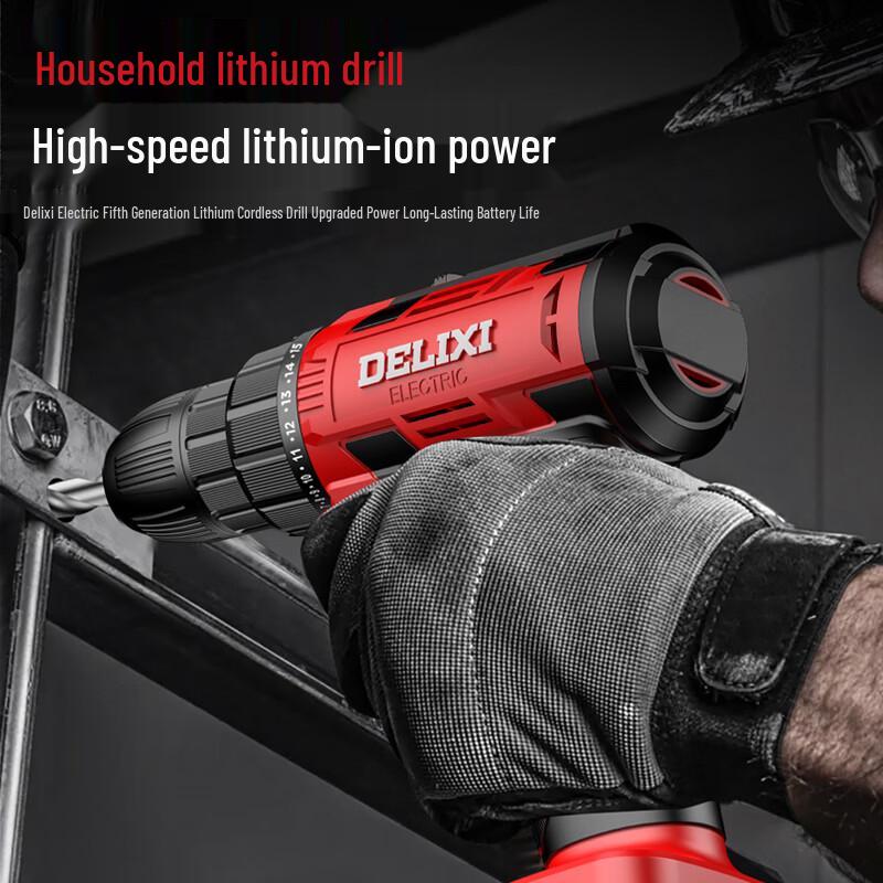 Delixi 12V Cordless Electric Drill & Tool Kit CN plug (adapter included)