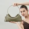 Genuine Leather Underarm Bag Fashionable and Versatile Baguette Bag High-end Feel Cowhide Single-shoulder Hand-carried Bag Casually
