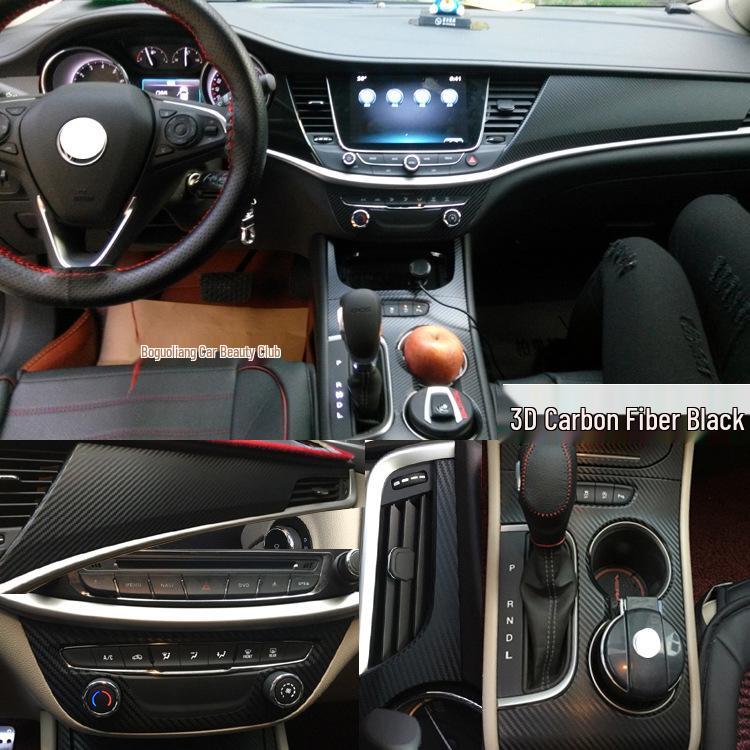 Carbon Fiber Interior Gear Trim Sticker for 2015-2018 Buick Verano