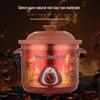 3.5L Purple Sand Electric Stew Pot – Ideal for Porridge & Soup, Perfect Small Household Appliance Gift