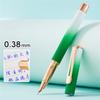 Metal Fountain Pen and 30 Inks Sac Set 0.38mm Tip Erasable for Beginner Student Adult Handwriting Drawing Journaling