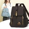 Schoolbag Backpack Women's 1011 New Korean Version Simple and Fashionable Women's Backpack Commuting Trendy with Large Capacity Shoulder Leisure Bag