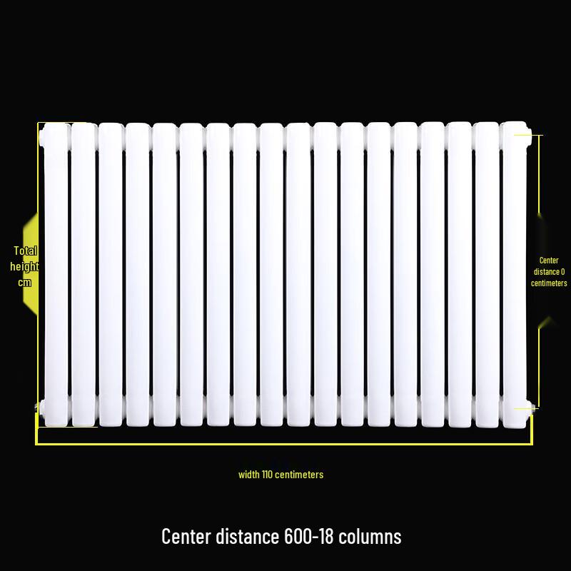 Wall-Mounted Steel Four-Column Radiator