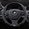 BMW 6 Series Steering Wheel Cover (2007-2024) - Ultra-Thin Carbon Fiber, Genuine Leather & Suede, All-Season Universal Handle Cover