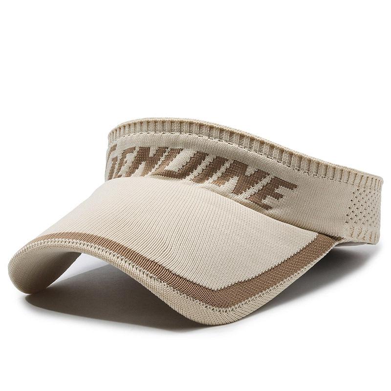 

Летний пустой цилиндр для мужчин и женщин, спортивная шляпа от солнца, уличная шляпа от солнца для верховой езды, кепка с козырьком светло-бежевый