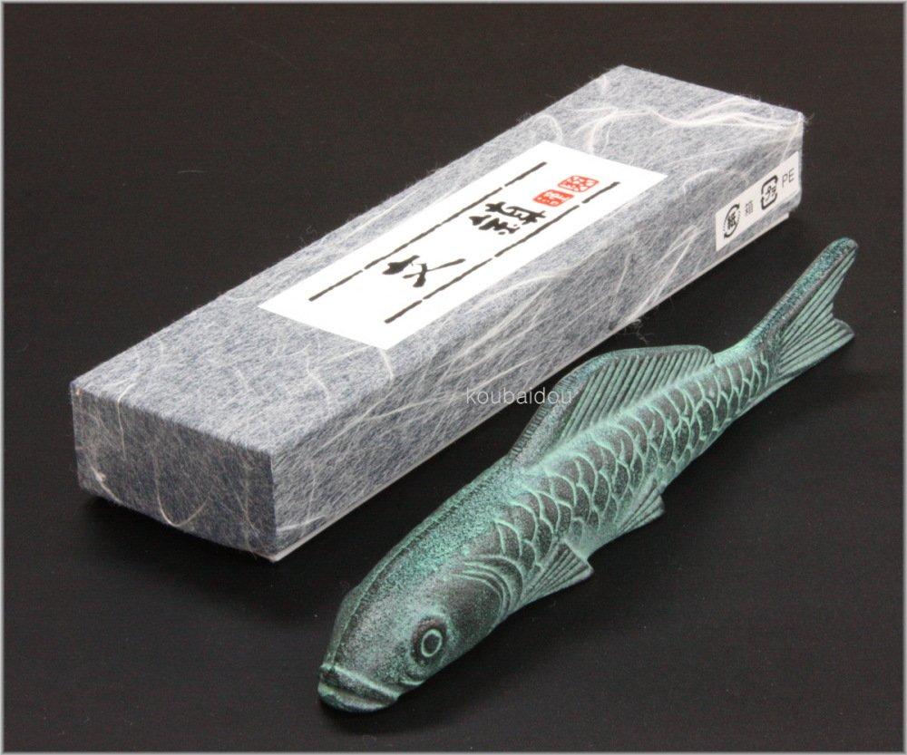 Kobaido Takaoka Ironware Paperweight Carp 405g