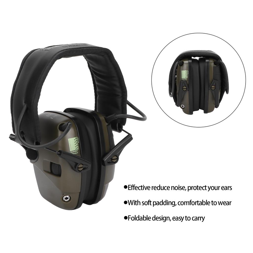 Noise Reduction   Earmuffs Ear   Foldable Shooters Hearing   Earmuff