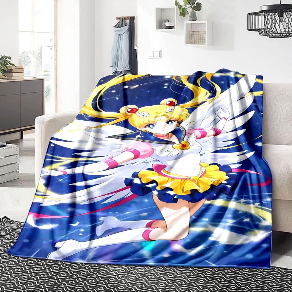 1Pc Superhero Girls' Adventure Blanket For Couch Bed Plush Cozy Fuzzy Blanket Super Soft Warm Blankets For Fall And Winter 0918243