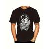 European Size Men's & Mulisha Motocross Motorcycle Graphic T-Shirt - Soft Breathable Retro Biker Tee with Skull & Gears Design, Motorcycle Logo Print