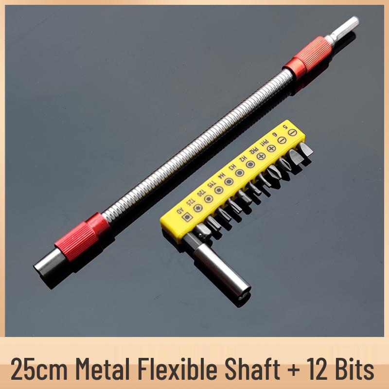Metal Soft Shaft Bit Extension Multi-Angle Drill Screwdriver Adapter