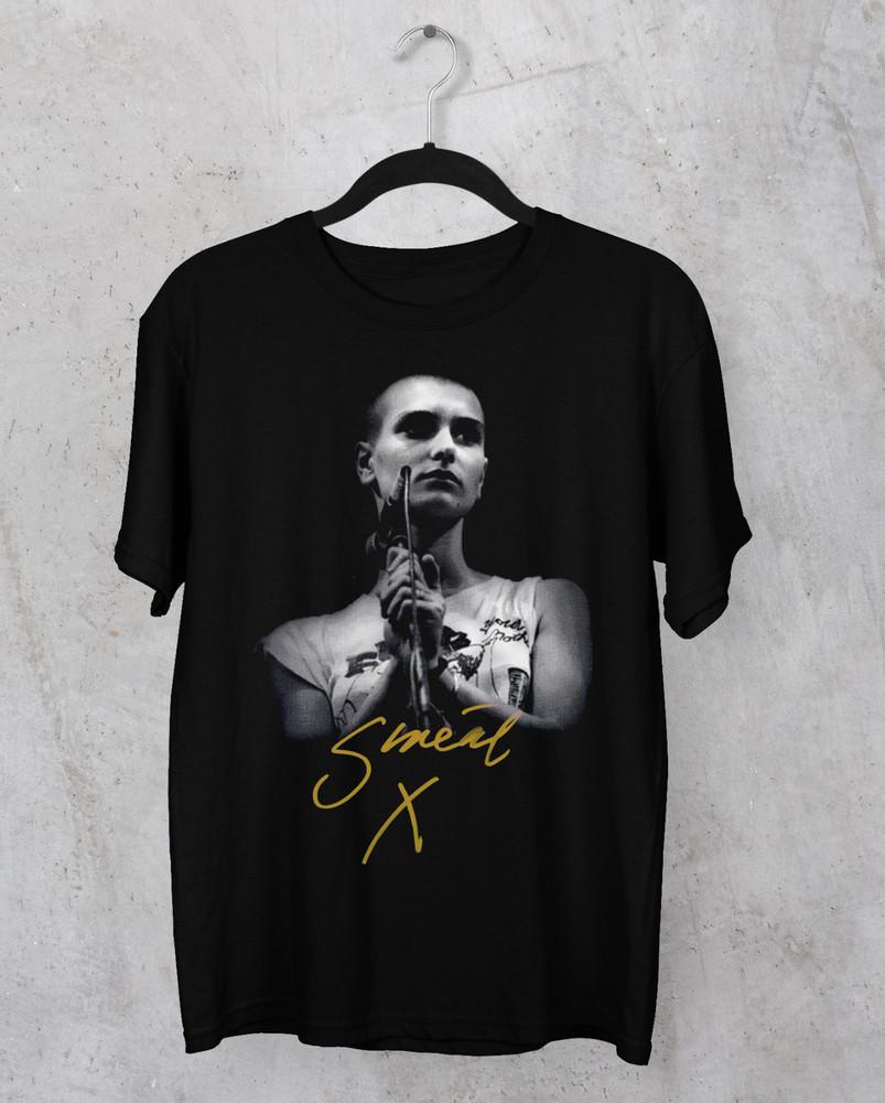 

ГОРЯЧЕЕ предложение Sinead O Connor подписанная Черная футболка с коротким рукавом Все размеры S-5XL Унисекс S