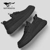 Herren Atmungsaktive Freizeit Lederschuhe