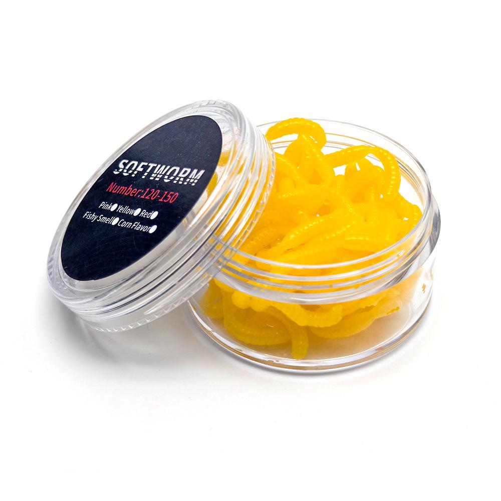 Dynamic Bionic Soft Maggot Lure: Anti-Bottom Floating Bait for Carp and Crucian Fishing