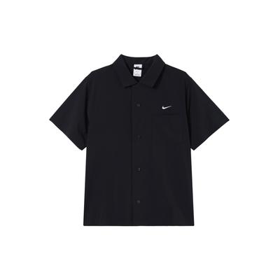 SB Shirts Unisex Black Lapel Moderate Shirt DV9074-010