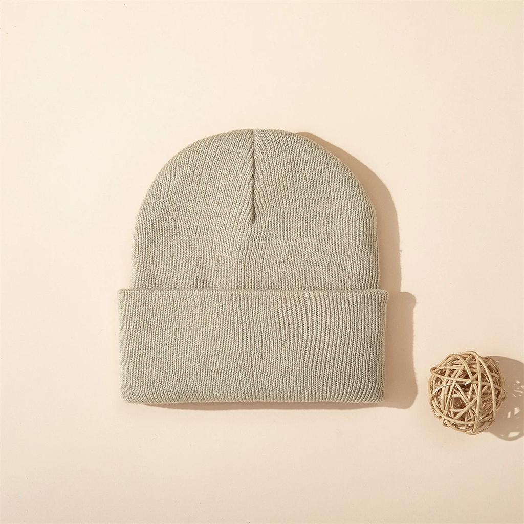 1pc Solid Color Unisex Beanie Hat,Versatile Outdoor Autumn and Winter Casual Warm Cap,Suitable for Winter Christmas,Sking