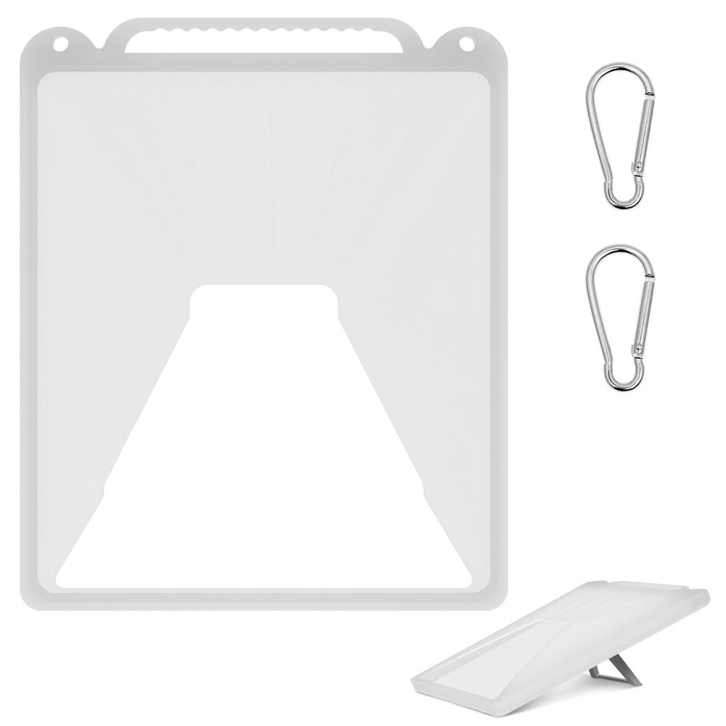 Silicone Satellite Antenna Protective Cover Mini Satellite Dish Protective Cover Case with Handle and Hook for Outdoor Camping