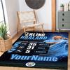 Haaland (3) Personalizza il tuo tappeto con nome, cuscino per sedia da ufficio, regalo per camera da letto, soggiorno di casa.