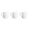 1:12 Scale Miniature Coffee Mugs Resin Dollhouse Kitchen Tableware Realistic White Cups DIY Craft Desk Ornament Set