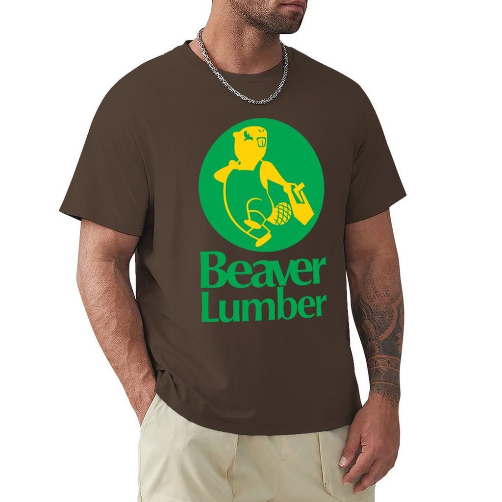 Beaver Lumber T-Shirt Oversized Oversizeds Shirts Graphic Vintage Anime Shirt Oversized T Shirt Men