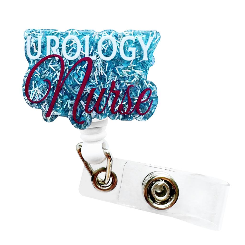 

1 шт. выдвижная флеш-бейдж-катушка для социального работника, симпатичный поворотный зажим на 360 градусов для кого-то с зажимом для удостоверения личности для медсестер, врачей, студентов