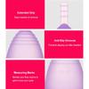 Medical Silicone Menstrual Cup – Leak-Free, Reusable Period Cup for Women, Up to 12 Hours Protection, Soft & Comfortable XS/S/L 4 Colors