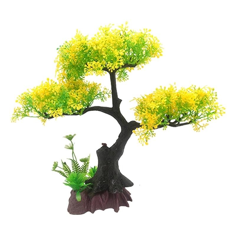 Artificial Plant Aquascaping Ornaments Colorful Fish Tanks Accessory for Freshwater Fish Habitat Enhancement