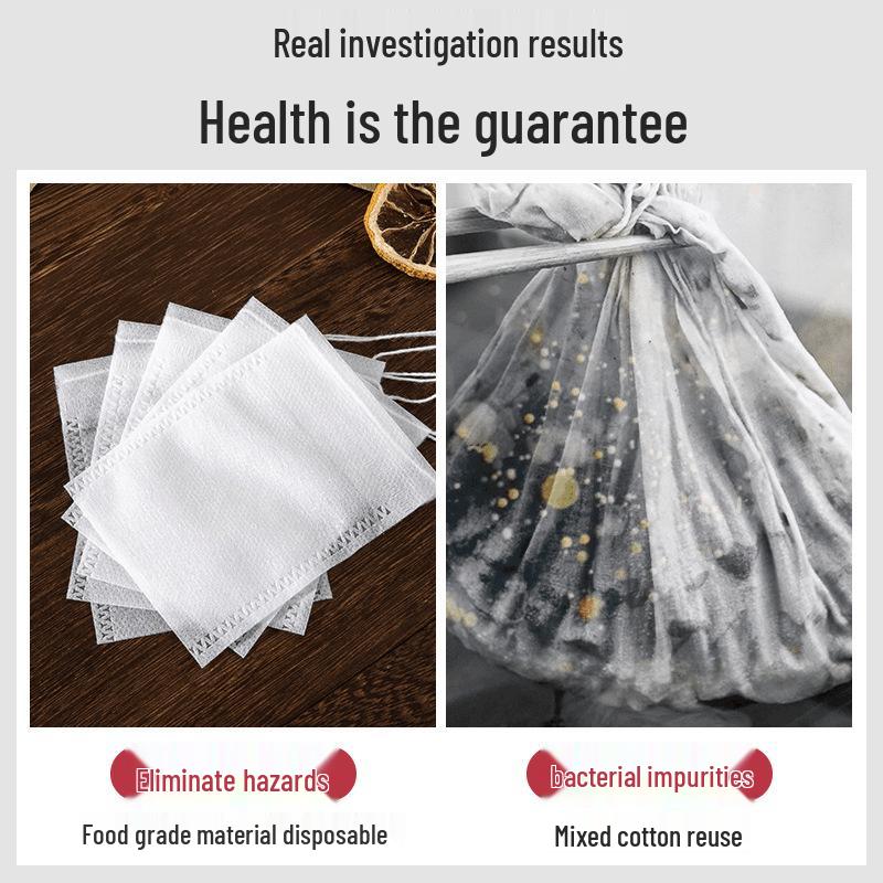 Disposable Non-Woven Tea Bags for Soup, Stewing, Seasoning, Spice, and Chinese Medicine Filtration.