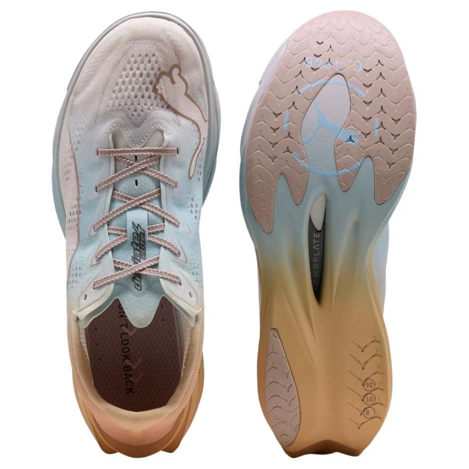 PUMA Deviate Nitro Elite 4 Running Shoes Men's Pink Blue Orange 312907-01