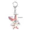PKM Umbreon Jolteon Glaceon Vaporeon Eevee Anime Cartoon Accessory Acrylic Keychain Backpack Decoration Charm Pendant Gifts Toys