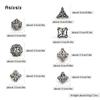 7 Pcs White Leaf Flower Metal Dice Hollow Metal Polyhedral Dice Set Suitable For Role-Playing Dice PropBoard Game Gift