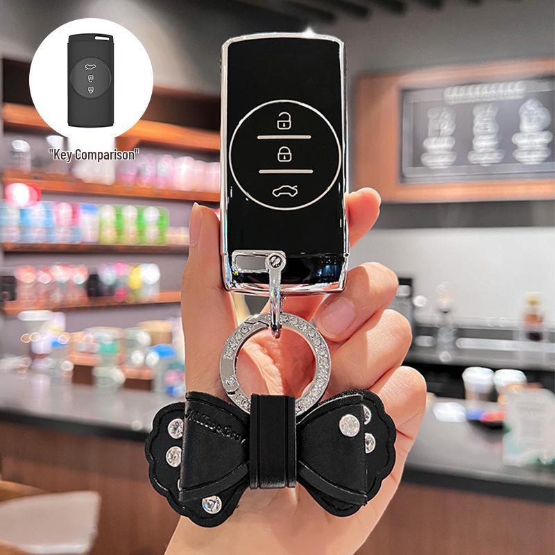 Compatible Chery Car Key Cover for Tiggo 7 and Xingtu TX Models - Simple Design for Men and Women