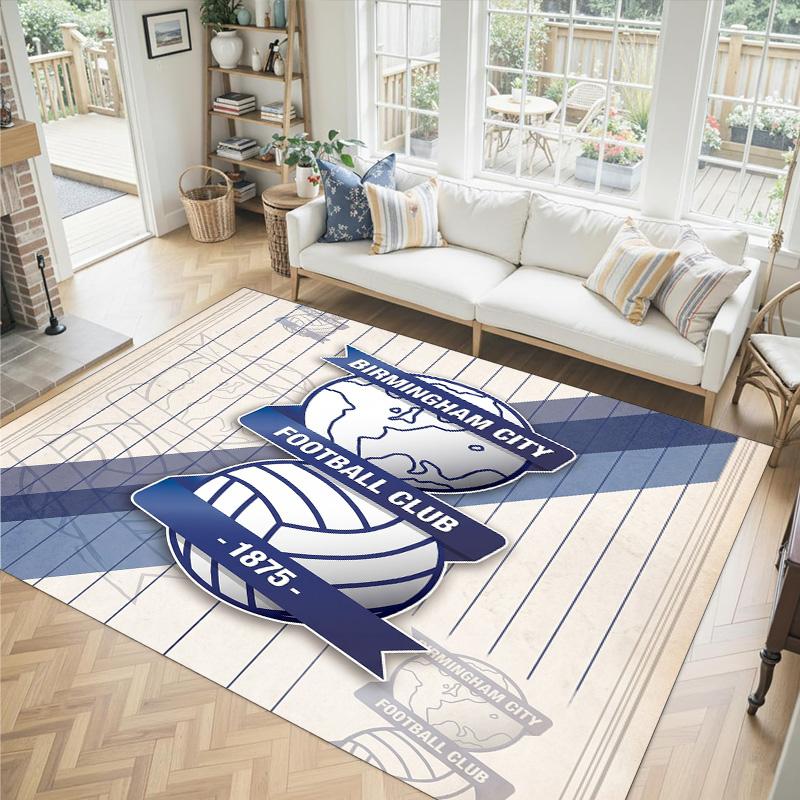 Birmingham City Design Crystal Velvet Carpet Cozy Non?Slip Printed Rug For Bedroom Living Room Entrance
