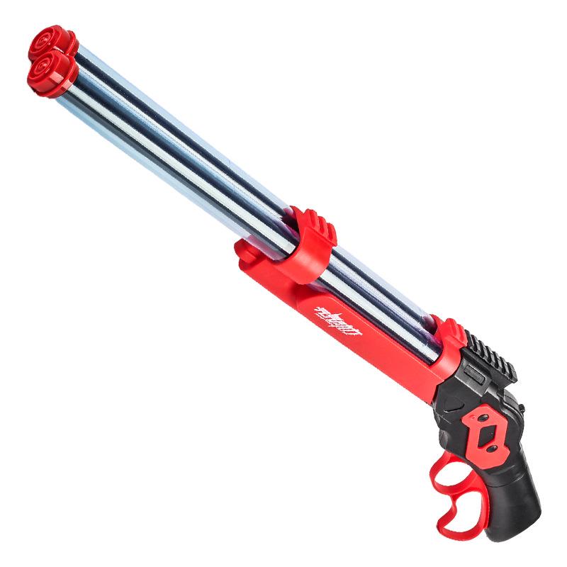 Summer Kids' Double-Barrel Pump-Action Squirt Gun: Beach Water Play Toy for Boys and Girls