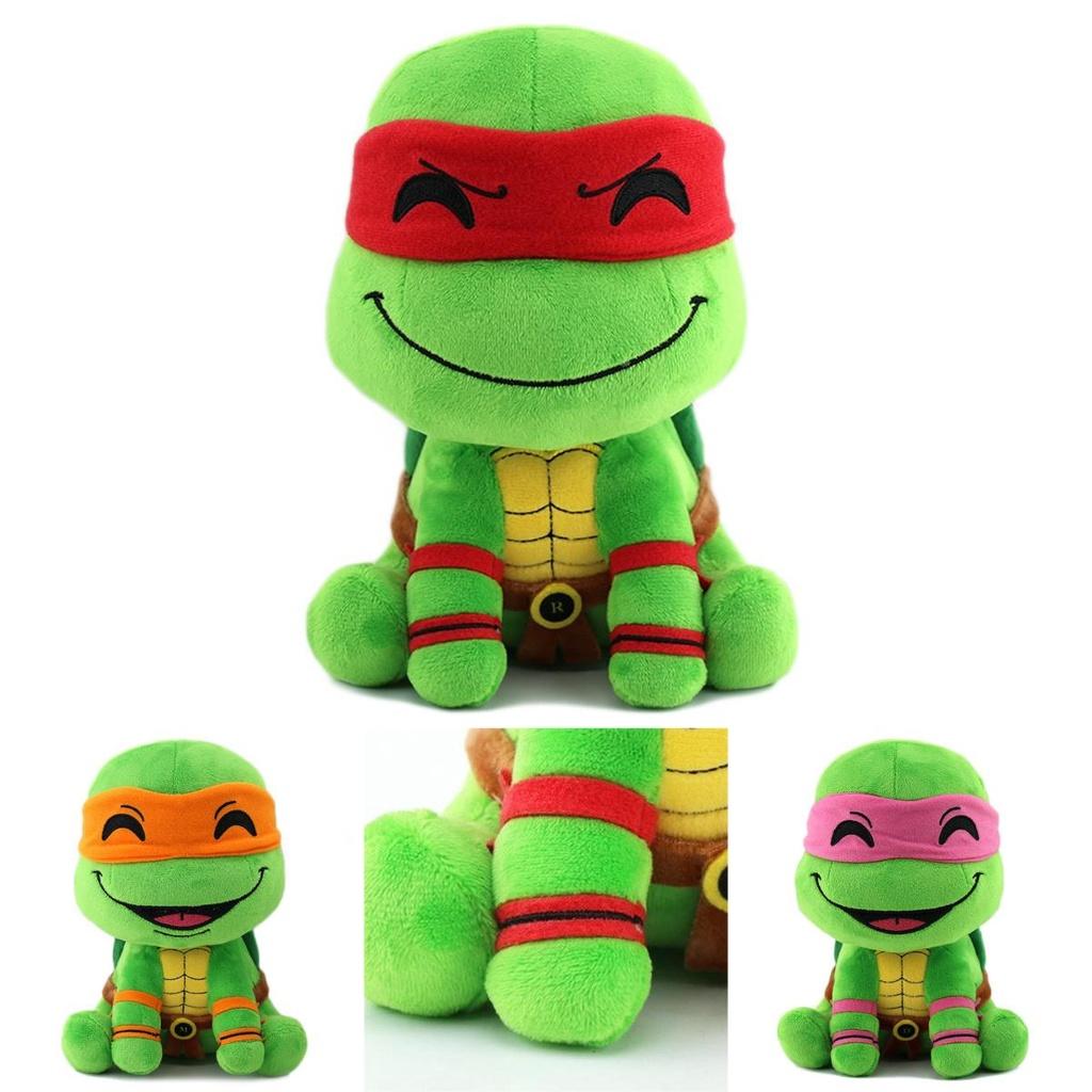 Peluche Tartaruga Ninja Carina Figura Anime Morbido e Coccoloso Giocattolo da Collezione