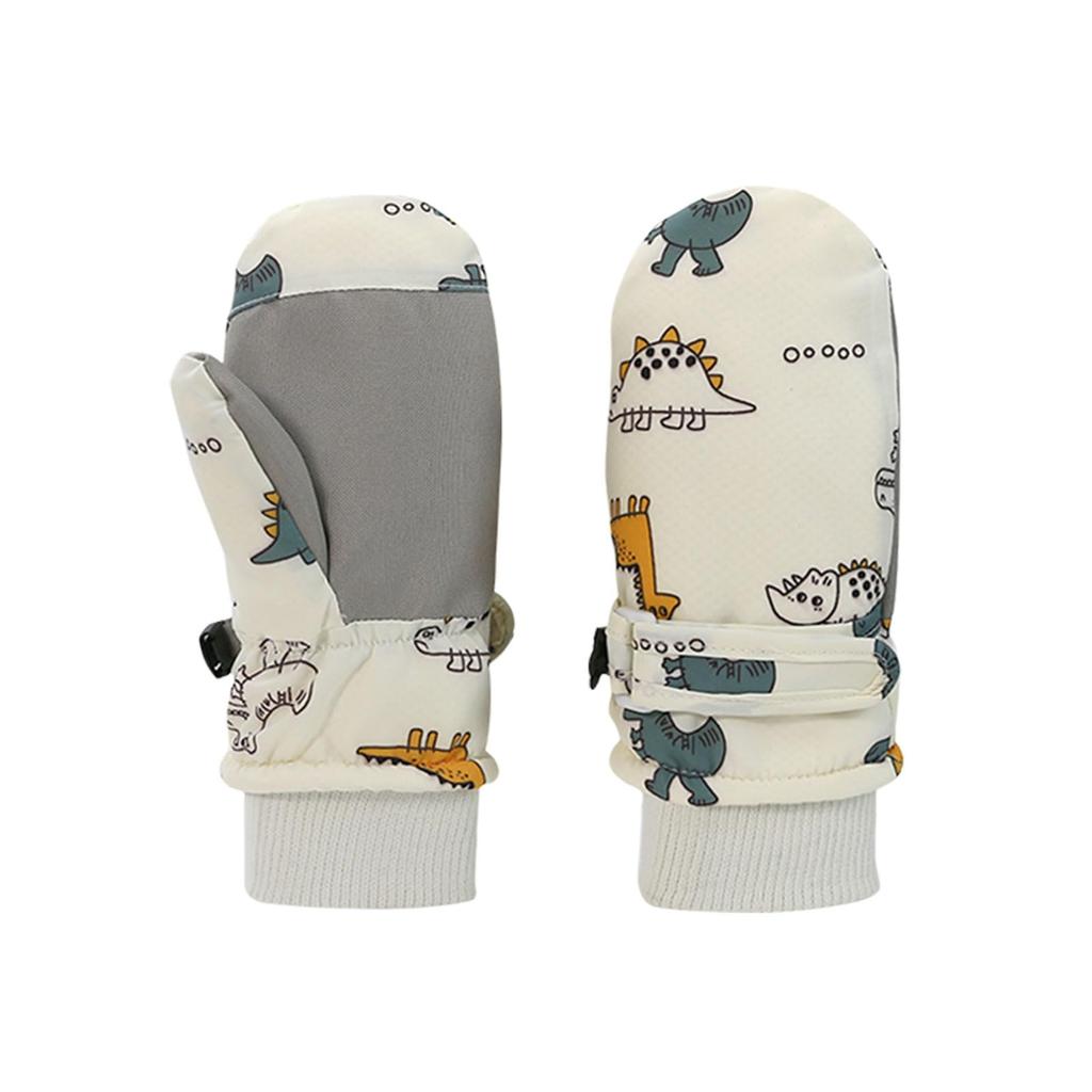 Tidyworm Baby Cold Cute Dinosaur Perfect for Playing in the Toddler Boys and Cold Perfect for Outdoor Activities Ages 3 Months 2 Gloves, Winter,
