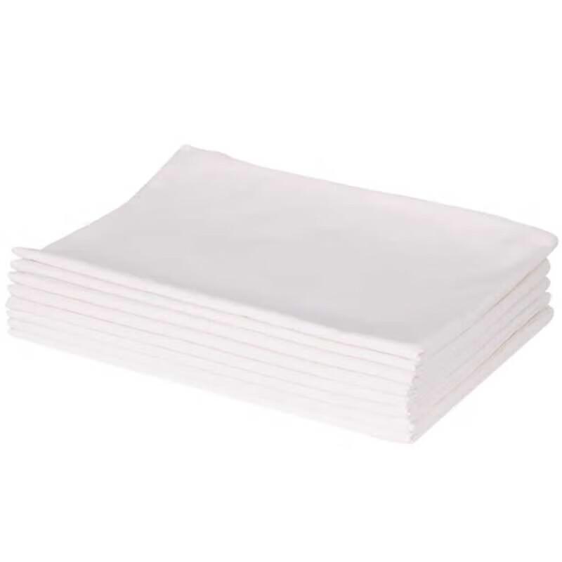 Cearșaf de pat din bumbac alb îngroșat