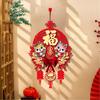 Traditional Chinese New Year Decoration Pendant Red Hanging Ornament Chinese Knot  Door