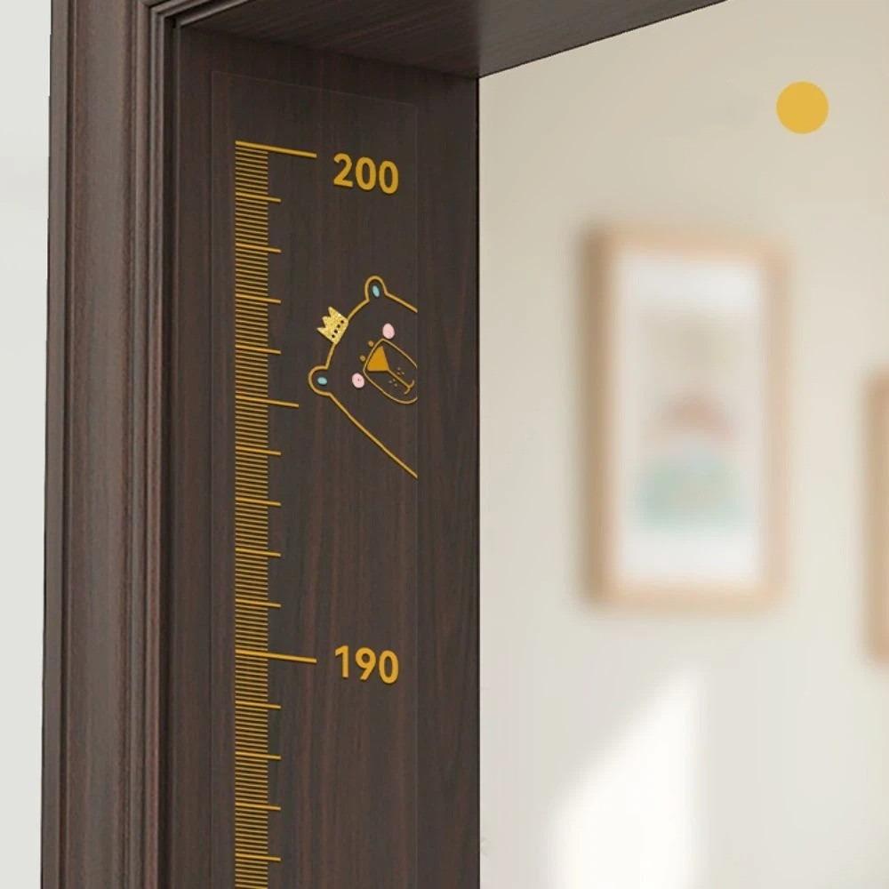 2M Height Height Measurement Sticker Waterproof Removable Child Growth Chart Self-adhesive Transparent Growth Chart Sticker