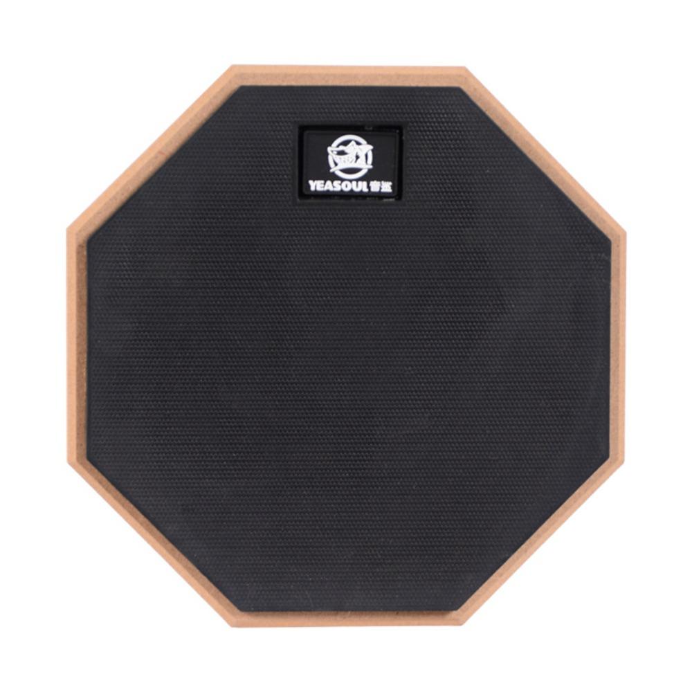 8 Inch Training Drum Pad Adjustable Stand Silent Drum Pad Music Instruments Accessories  Beginners чёрный