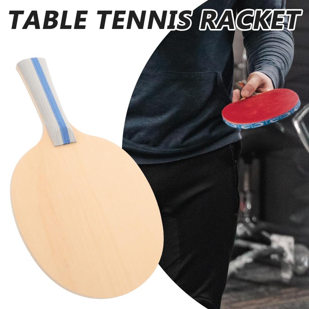 COOLHIYA Table Tennis Made of Suitable for Children and Interactive Training Racket, Lightweight, Non-Slip Grip, Basswood, Durable, Indoor/Outdoor