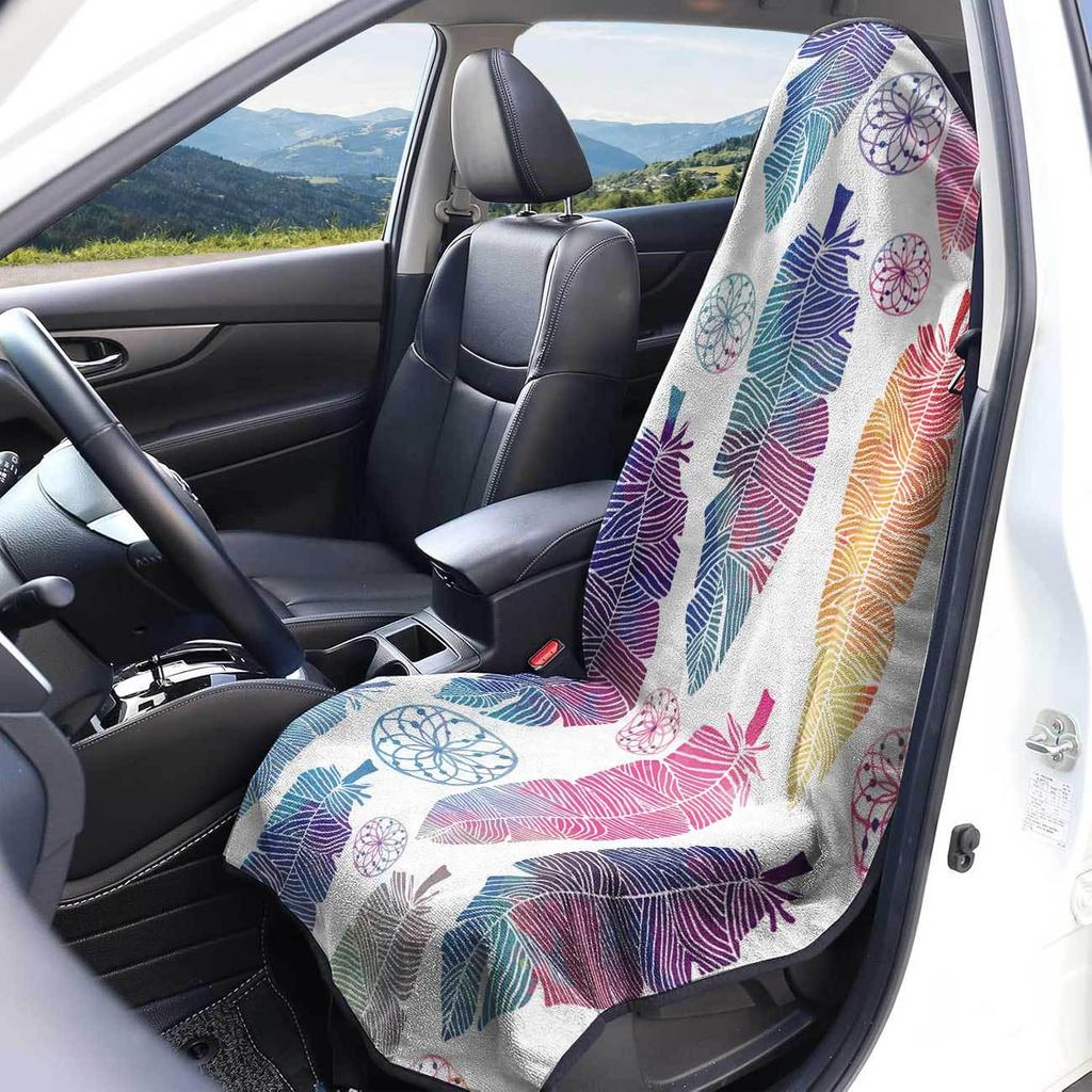 All-Season Universal Car Seat Towel Protector for Front Seats - Ideal for Gym and Exercise