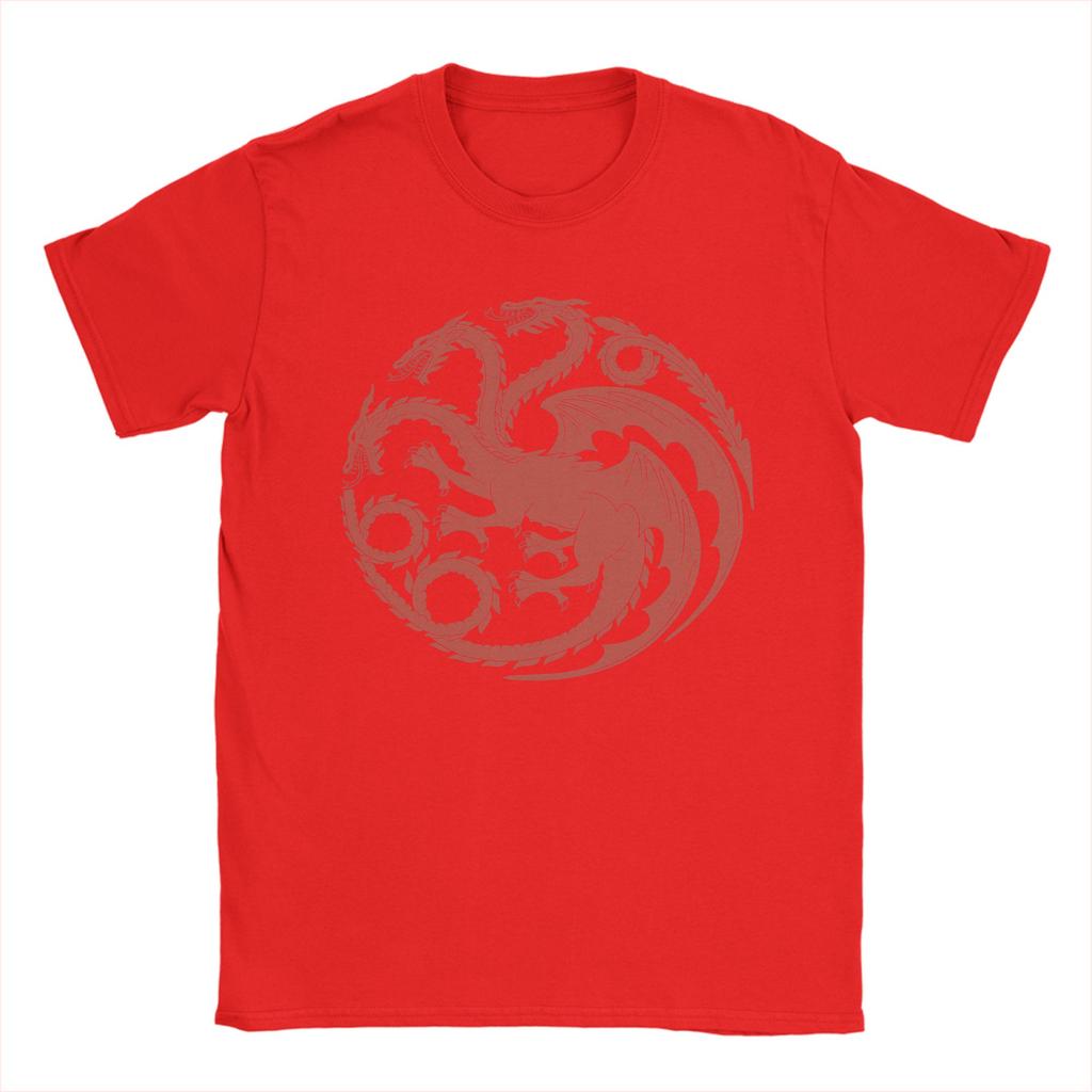 Unisexs House of TARGARYEN Kings T Shirts 100 Cotton Tops Awesome Short Sleeve Round Collar Tee Shirt Party TShirt