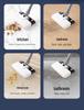Wireless Handheld Vacuum & Mop: Powerful Suction, Mite Removal, Rechargeable All-In-One for Home Use