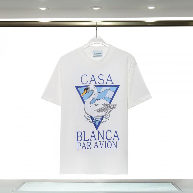 Casablanca CASA Print T-Shirt Teen Boys Loose Fit Short Sleeve Top