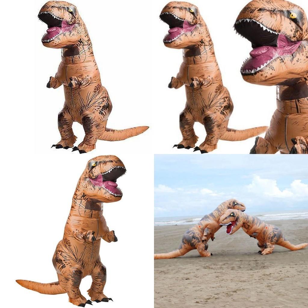 Fantastico Costume Gonfiabile da T-Rex Adulto per Feste in Costume Indimenticabili