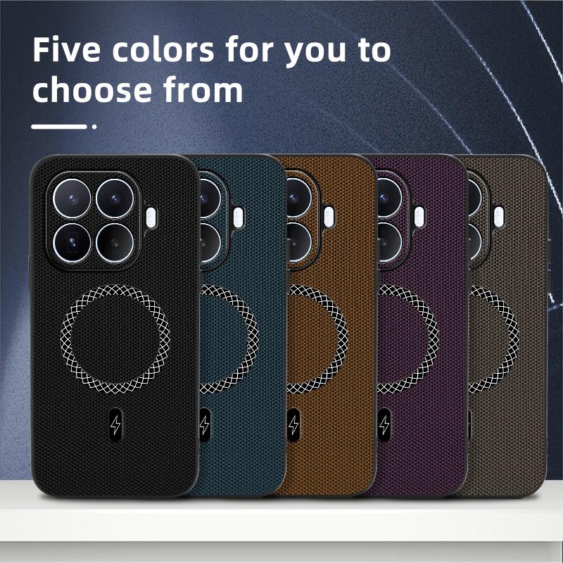 Für Xiaomi 17T Pro Hülle Zartes Stofftexturiertes Magnetischer Ring Rutschfest Schlank Schutzhülle Für Xiaomi 17T 17tPro Hülle