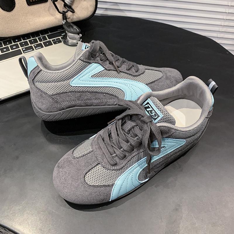 Retro mesh breathable red soft-soled Forrest Gump shoes 2025 thick-soled shit-stepping summer new sports and leisure women's shoes