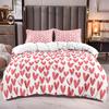 Love Heart Duvet Cover Set Romantic Theme Heart Shaped Comforter Cover King Full Size For Kid Couple Lover Polyester Bedding Set