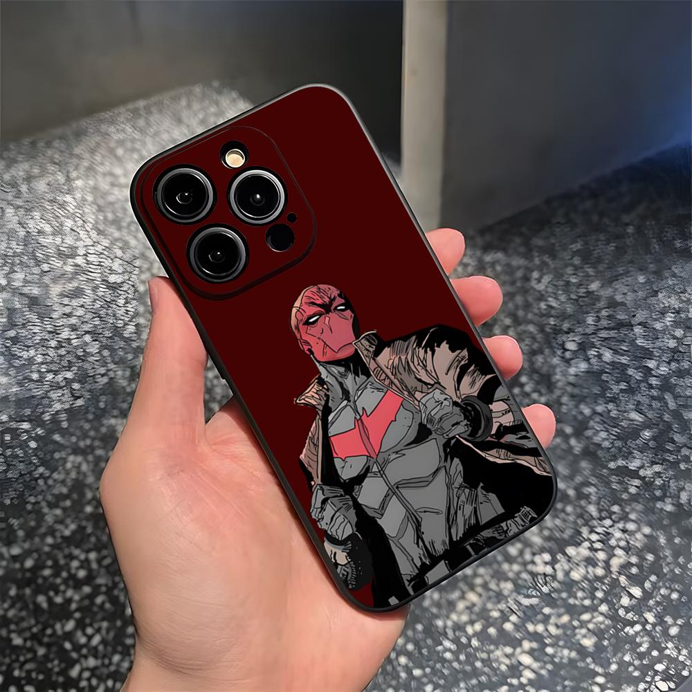 Cartoon Red Hood Phone Case For 17 Pro Max Iphone 14 16 Pro Max 12 15 Plus 13 Pro 11 Xr X Xs 8 7 Plus Back Cover