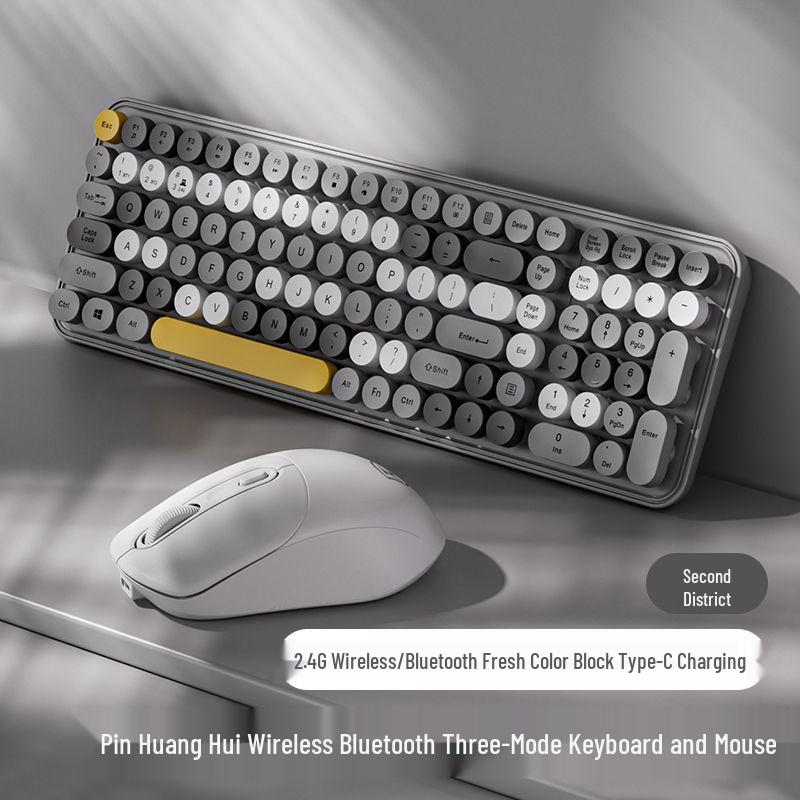 Bluetooth Wireless Keyboard & Mouse: Multi-Device, Rechargeable, Silent, Portable for Computers, Laptops, Tablets, Phones.